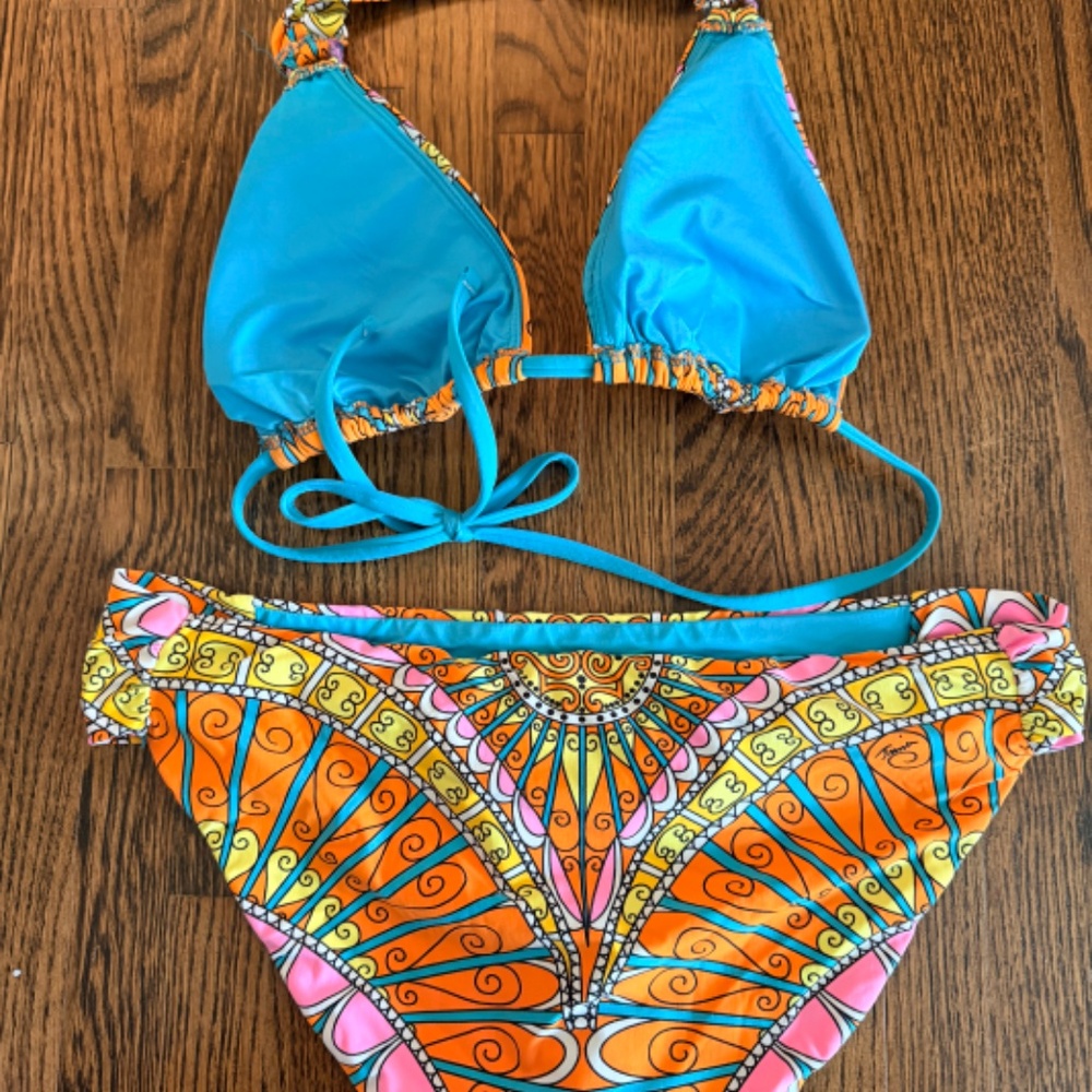Trina Turk Swim Set Capri Sherbert 🌴🌴🏖🏖 - Picture 3 of 4
